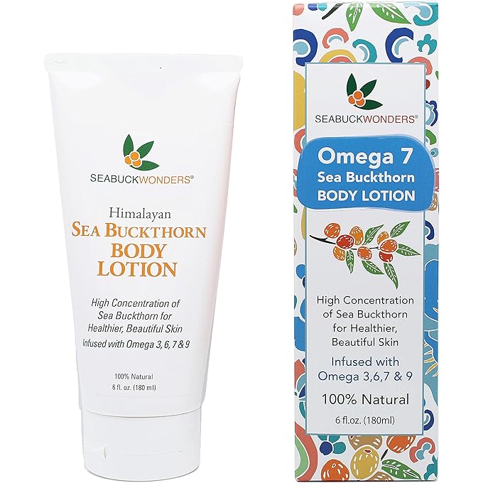 لوشن الجسم العضوي SeabuckWonders من Sea Buckthorn، 6 FL OZ - Image 1